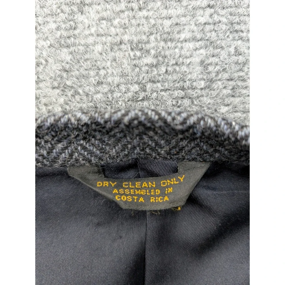 Farah Clothing Co Mens 42L Vintage Pure Wool Tweed Blazer Sport Coat Herringbone
